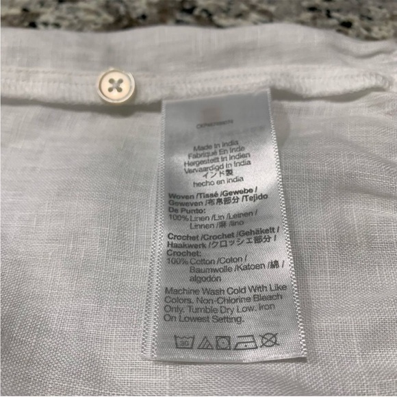 Madewell Top 8 Embroidered Eyelet White - Picture 9 of 11